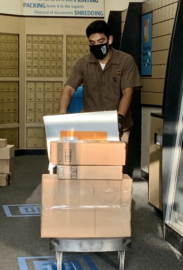 moving packages to a ups mailbox
